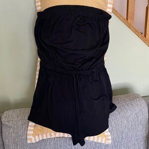 Mossimo Black Strapless Romper